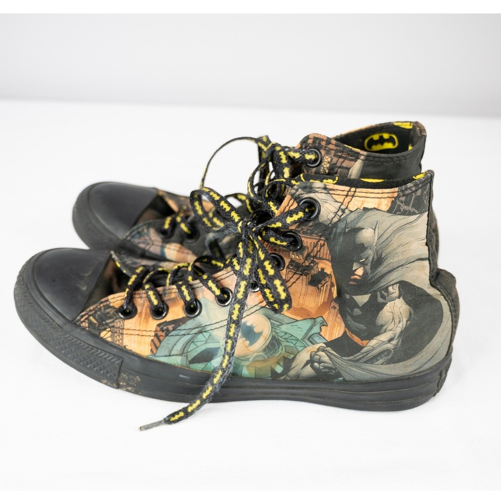 Converse Chuck Taylor High Top M 7 / W 9 Black All Star Batman Graphic Sneaker - Picture 4 of 8